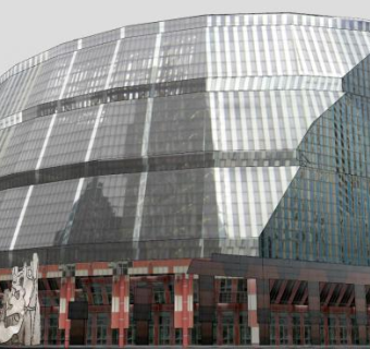 国家办公建筑SU模型下载_sketchup草图大师SKP模型