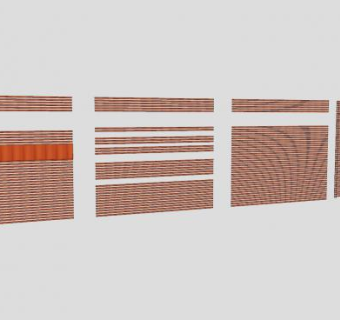 柯尔顿屏幕墙SU模型下载_sketchup草图大师SKP模型