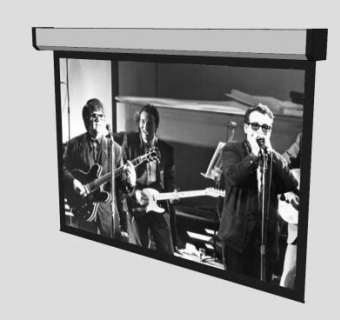 壁挂式投影屏SU模型下载_sketchup草图大师SKP模型