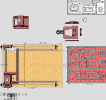 工业数控机床的SU模型_su模型下载 草图大师模型_SKP模型