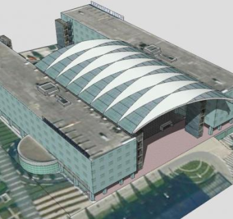 慕尼黑机场酒店SU模型下载_sketchup草图大师SKP模型