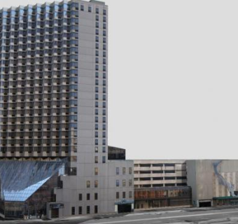 逸林酒店酒店建筑SU模型下载_sketchup草图大师SKP模型