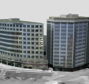 丹佛报业公司办公大厦SU模型下载_sketchup草图大师SKP模型