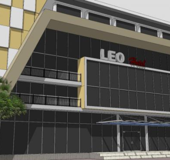 酒店饭店客栈SU模型下载_sketchup草图大师SKP模型