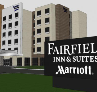 费尔菲尔德酒店建筑SU模型下载_sketchup草图大师SKP模型