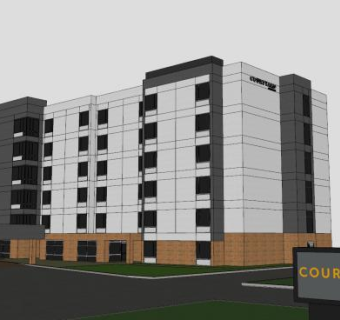 万豪酒店四合院大酒店SU模型下载_sketchup草图大师SKP模型