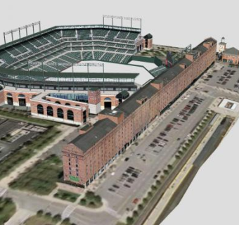 卡姆登庭院建筑SU模型下载_sketchup草图大师SKP模型