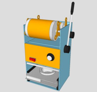 奶茶封口机的SU模型_su模型下载 草图大师模型_SKP模型