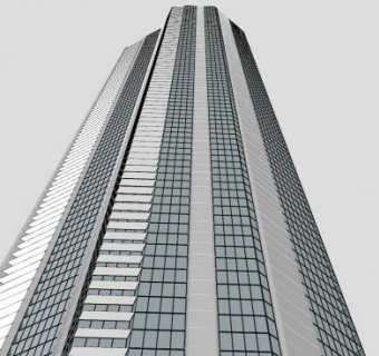 摩天大楼户外建筑SU模型下载_sketchup草图大师SKP模型