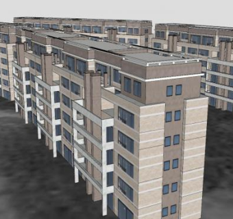 现代会议室办公建筑SU模型下载_sketchup草图大师SKP模型