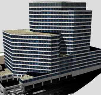 国会大街商业建筑SU模型下载_sketchup草图大师SKP模型