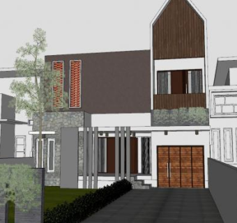 工业概念房子建筑SU模型下载_sketchup草图大师SKP模型