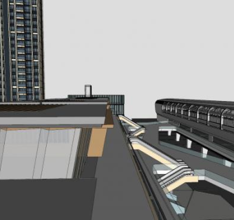 龙光地产龙华项目房地产SU模型下载_sketchup草图大师SKP模型