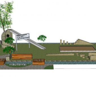 游乐园主题公园SU模型下载_sketchup草图大师SKP模型