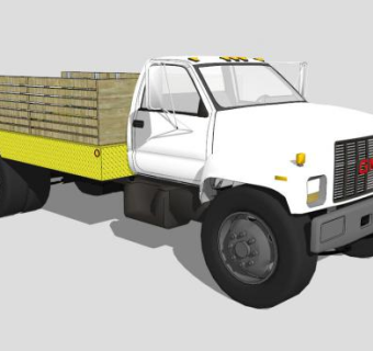 老式卡车的SU模型_su模型下载 草图大师模型_SKP模型