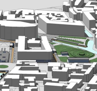 威尼斯城建筑SU模型下载_sketchup草图大师SKP模型