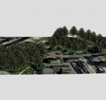克莱恩生态公园SU模型下载_sketchup草图大师SKP模型