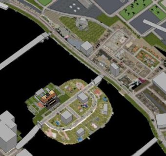 副城市建筑SU模型下载_sketchup草图大师SKP模型