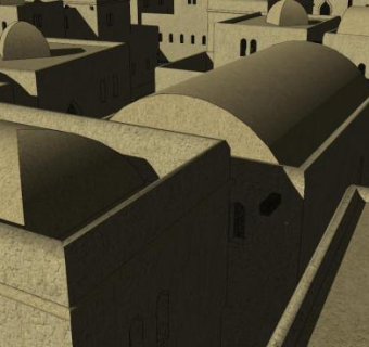 波斯街区诚市建筑SU模型下载_sketchup草图大师SKP模型