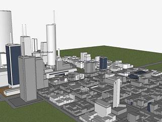 <em>我</em>的城市建筑SU模型下载_sketchup草图大师SKP模型