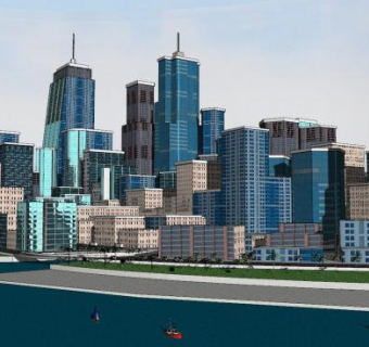 沙丘铁堡战建筑SU模型下载_sketchup草图大师SKP模型