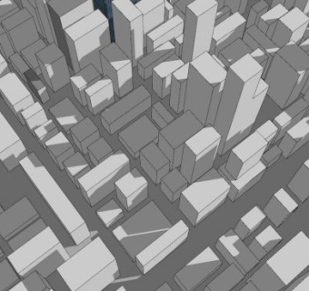 城市建筑规划SU模型下载_sketchup草图大师SKP模型