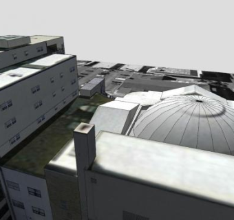 国会大厦公寓建筑SU模型下载_sketchup草图大师SKP模型