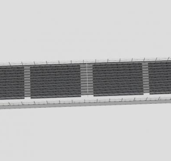 阿托卡赛道骑手看台SU模型下载_sketchup草图大师SKP模型