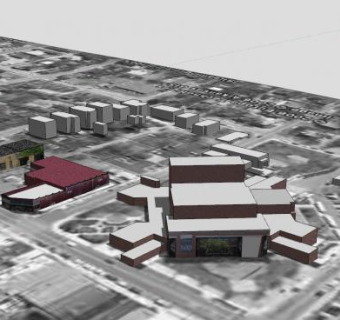 费耶特维尔城市建筑SU模型下载_sketchup草图大师SKP模型