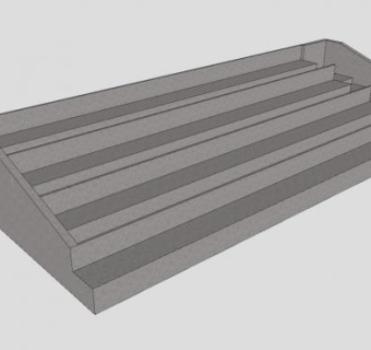 小型比赛看台SU模型下载_sketchup草图大师SKP模型