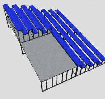 足球场比赛看台SU模型下载_sketchup草图大师SKP模型