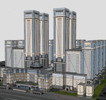 奥洛夫户外建筑SU模型下载_sketchup草图大师SKP模型