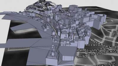 意大利诚市建筑SU模型下载_sketchup草图大师SKP模型