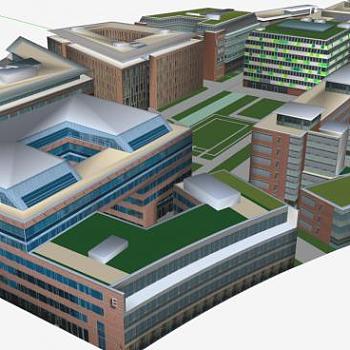 布达佩斯建筑SU模型下载_sketchup草图大师SKP模型