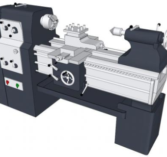机器车床的SU模型_su模型下载 草图大师模型_SKP模型