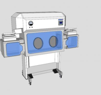 实验室无菌隔离器机器设备SU模型_su模型下载 草图大师模型_SKP模型