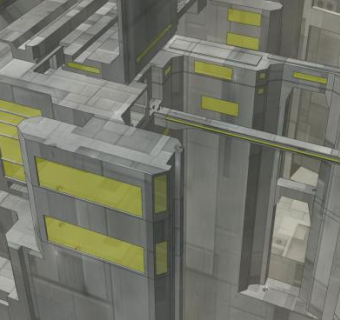 诚市建筑中心SU模型下载_sketchup草图大师SKP模型