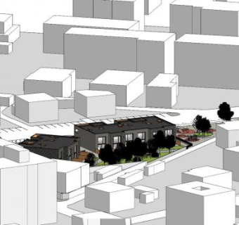 现代住房户外建筑SU模型下载_sketchup草图大师SKP模型