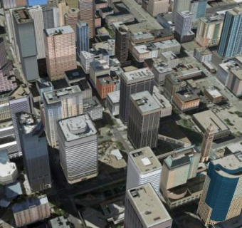 丹佛诚市建筑SU模型下载_sketchup草图大师SKP模型