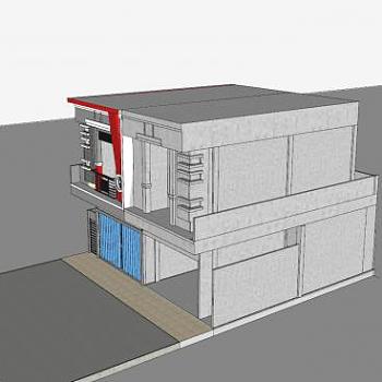 建筑诚市规划SU模型下载_sketchup草图大师SKP模型