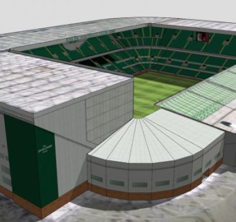 凯尔特公园建筑SU模型下载_sketchup草图大师SKP模型