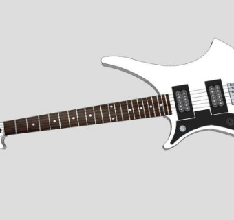 摇滚电吉他SU模型_su模型下载 草图大师模型_SKP模型