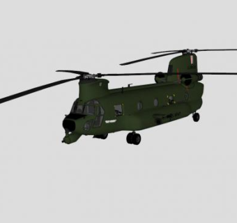 阿帕奇直升机运输机SU模型_su模型下载 草图大师模型_SKP模型