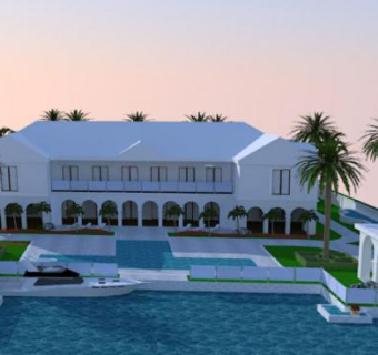 希腊别墅建筑SU模型下载_sketchup草图大师SKP模型