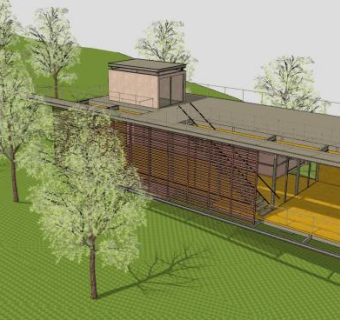 管家别墅建筑SU模型下载_sketchup草图大师SKP模型