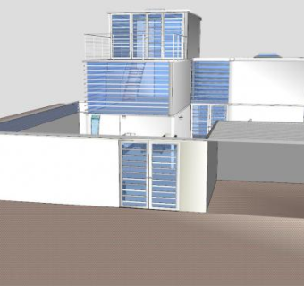 现代别墅住宅小区SU模型下载_sketchup草图大师SKP模型