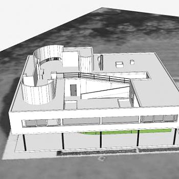 <em>别墅户外</em>建筑SU模型下载_sketchup草图大师SKP模型