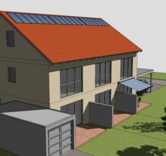 现代高楼住宅建筑SU模型下载_sketchup草图大师SKP模型