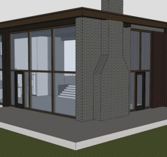 日本房子建筑SU模型下载_sketchup草图大师SKP模型
