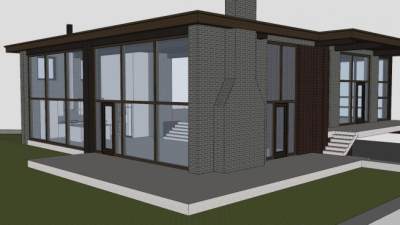 日本房子建筑SU模型下载_sketchup草图大师SKP模型